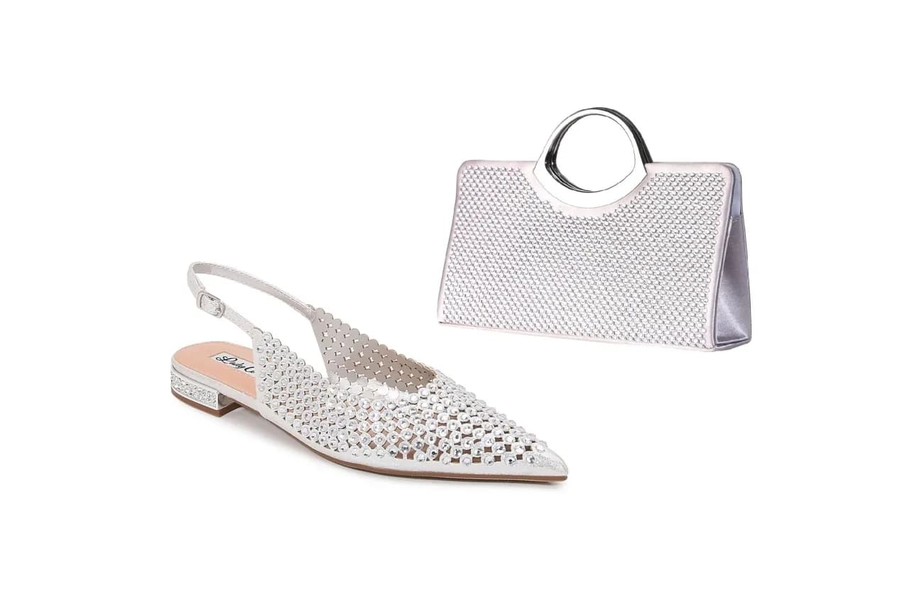 Emmy Matching Set in Silver, product view