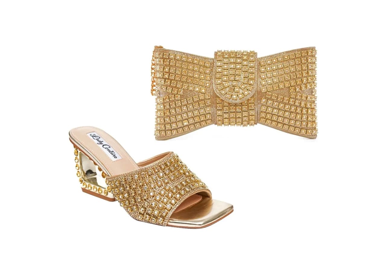 Royal Matching Set in Gold, product view